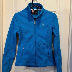 Spyder jacket core sweater blue size small